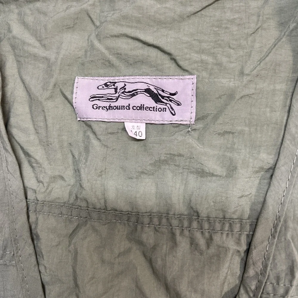 Greyhound Collection 140 Green DrabUtility Vest Zipper Pockets Lightweight